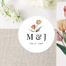 Search for tulip wedding stickers Watercolor