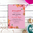 Search for fall baby girl shower invitations Orange
