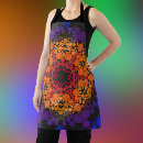 Search for purple flower aprons Hippie