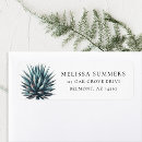 Search for cactus plant return address labels Watercolor