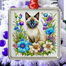 Search for siamese christmas tree decorations Blue eyes