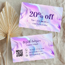 Search for eyelash discount cards Business