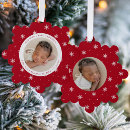 Search for first baby christmas cards Snowflakes