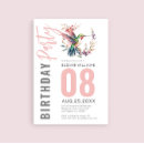 Search for hummingbird birthday invitations Modern