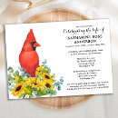 Search for cardinal bird invitations Celebration of life