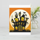 Search for moon halloween invitations Haunted mansion