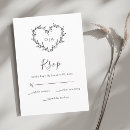 Search for number of guests wedding rsvp cards Modern