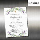 Search for floral confirmation invitations Violet
