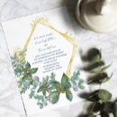 Search for diamond shape wedding invitations Greenery