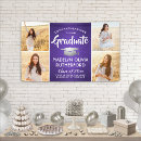 Search for purple and silver banners Graduation