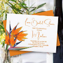 Search for bird of paradise bridal shower invitations For her
