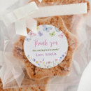 Search for butterfly thank you tag stickers Floral