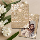 Search for burlap save the dates Burlap and lace