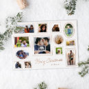 Search for rose gold foil christmas cards Photo collage