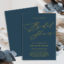 Search for blue bridal shower invitations Script