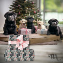 Search for black labrador christmas wrapping paper Puppy