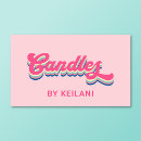 Search for candles business cards Vintage