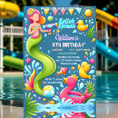 Search for splash pad birthday invitations Pool party