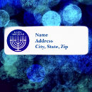 Search for hebrew return address labels Chanukkah
