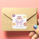 Search for butterfly birthday thank you stickers Cute