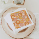 Search for 70s retro napkins Hippie