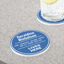 Search for style coasters Blue and white