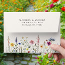 Search for wildflower envelopes Boho chic