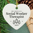 Search for social worker christmas tree decorations Heart