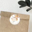 Search for fox thank you stickers Autumn