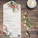 Search for holiday wedding invitations Winter