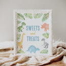 Search for baby dinosaur baby shower posters Trex stegosaurus triceratops