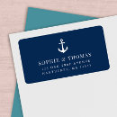 Search for anchor return address labels Navy blue