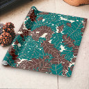 Search for pine cone wrapping paper Green