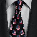 Search for distressed flag ties Red white and blue