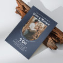 Search for dark blue wedding invitations Vintage