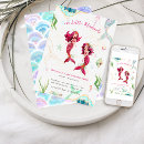 Search for twin mermaids invitations Twins