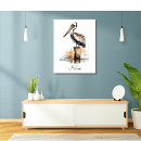 Search for pelican posters Watercolor