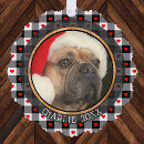 Search for dog memorial christmas tree decorations Plaid