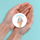 Search for gender reveal party stickers Ice cream