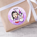 Search for unicorn fairy stickers Purple