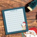 Search for santa notepads Whimsical