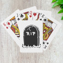Search for headstone playing cards Death