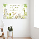 Search for dinosaur birthday party banners Cute