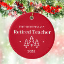 Search for teacher retirement christmas tree decorations Coworker