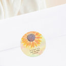 Search for sunflower baby shower stickers Country