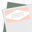 Search for peach return address labels Trendy