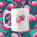Search for flamingo monogram mugs Cute