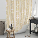 Search for tan and white shower curtains Ocean
