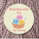 Search for knitting stickers Handmade with love