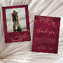 Search for gold thank you cards Calligraphy script